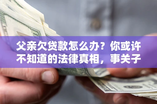 北京父亲欠贷款怎么办？你或许不知道的法律真相，事关子女未来