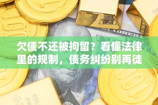 北京欠债不还被拘留？看懂法律里的规制，债务纠纷别再徒劳奔波