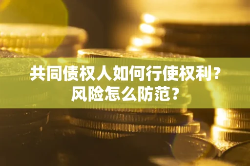 北京共同债权人如何行使权利？风险怎么防范？