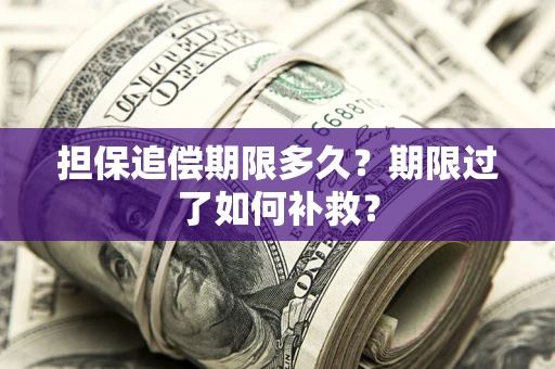 北京担保追偿期限多久？期限过了如何补救？