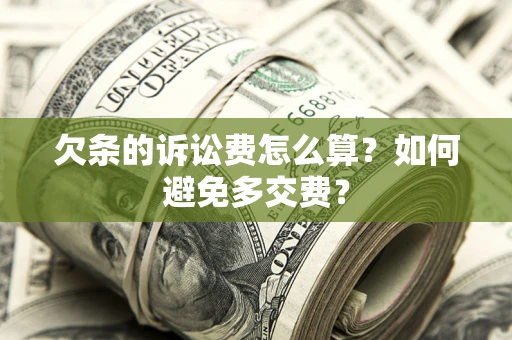 北京欠条的诉讼费怎么算？如何避免多交费？