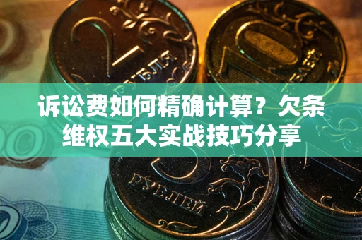 北京诉讼费如何精确计算？欠条维权五大实战技巧分享