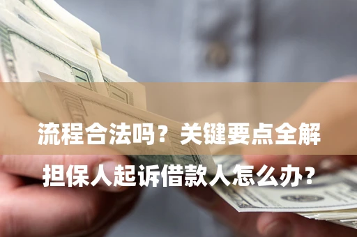 北京

担保人起诉借款人怎么办？流程合法吗？关键要点全解析