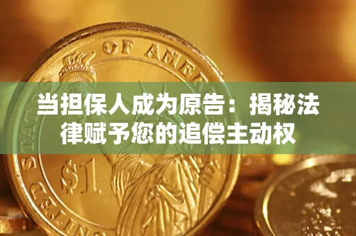 北京当担保人成为原告:揭秘法律赋予您的追偿主动权 北京当担保人成为原告:揭秘法律赋予您的追偿主动权